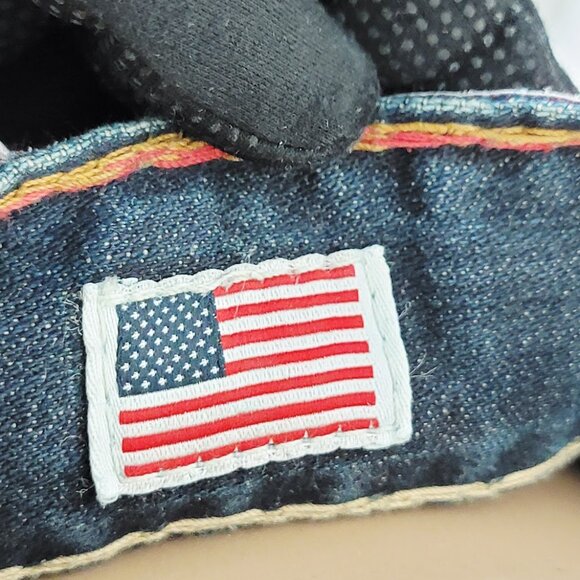 True Religion Women's Denim Blue Dark Wash Joey Super T Bootcut Jeans Size 31 - Picture 8 of 8